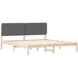 vidaXL, Bett, Holzbett (180 x 200 cm)
