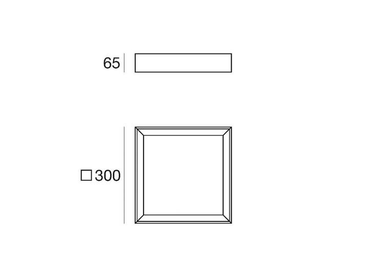 Linea Light LED Deckenleuchte Tara Q, schwarz, für Wohn- / Esszimmer, Aluminium