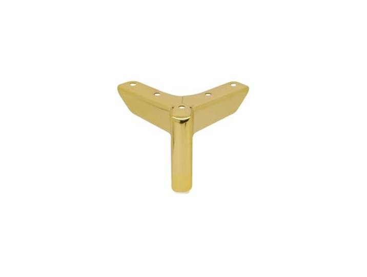 Bettstützfüße 4 Stück TV-Schrank-Stützfüße aus Metall, Bett-Schrank-Beine Möbelsäule, vielseitig einsetzbar, langlebiges Metall(Gold 8cm 4pcs)