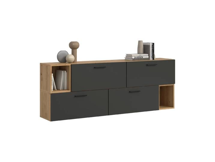Tchibo - xonox Wohnkombination »Only« - 176x34x97cm - schwarz -