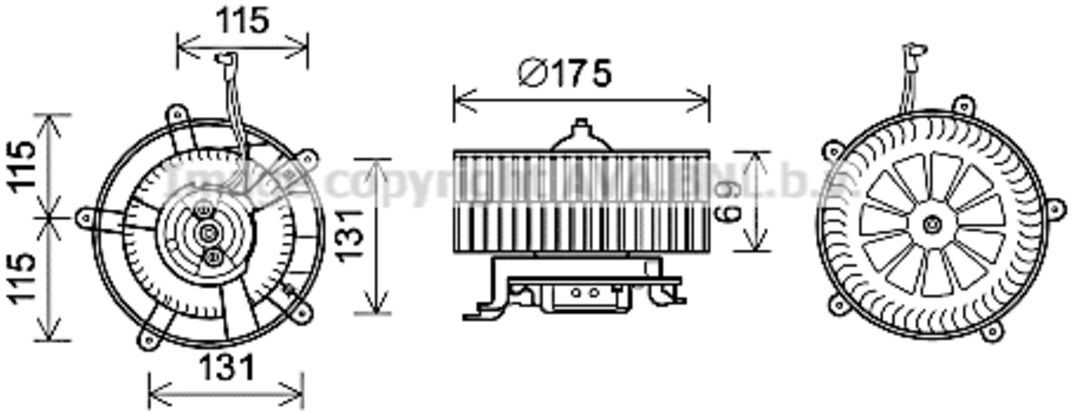 Ava Cooling Ventilatore interno BW8478
