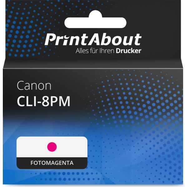 PrintAbout Druckerpatrone kompatibel mit Canon CLI-8PM - Fotomagenta