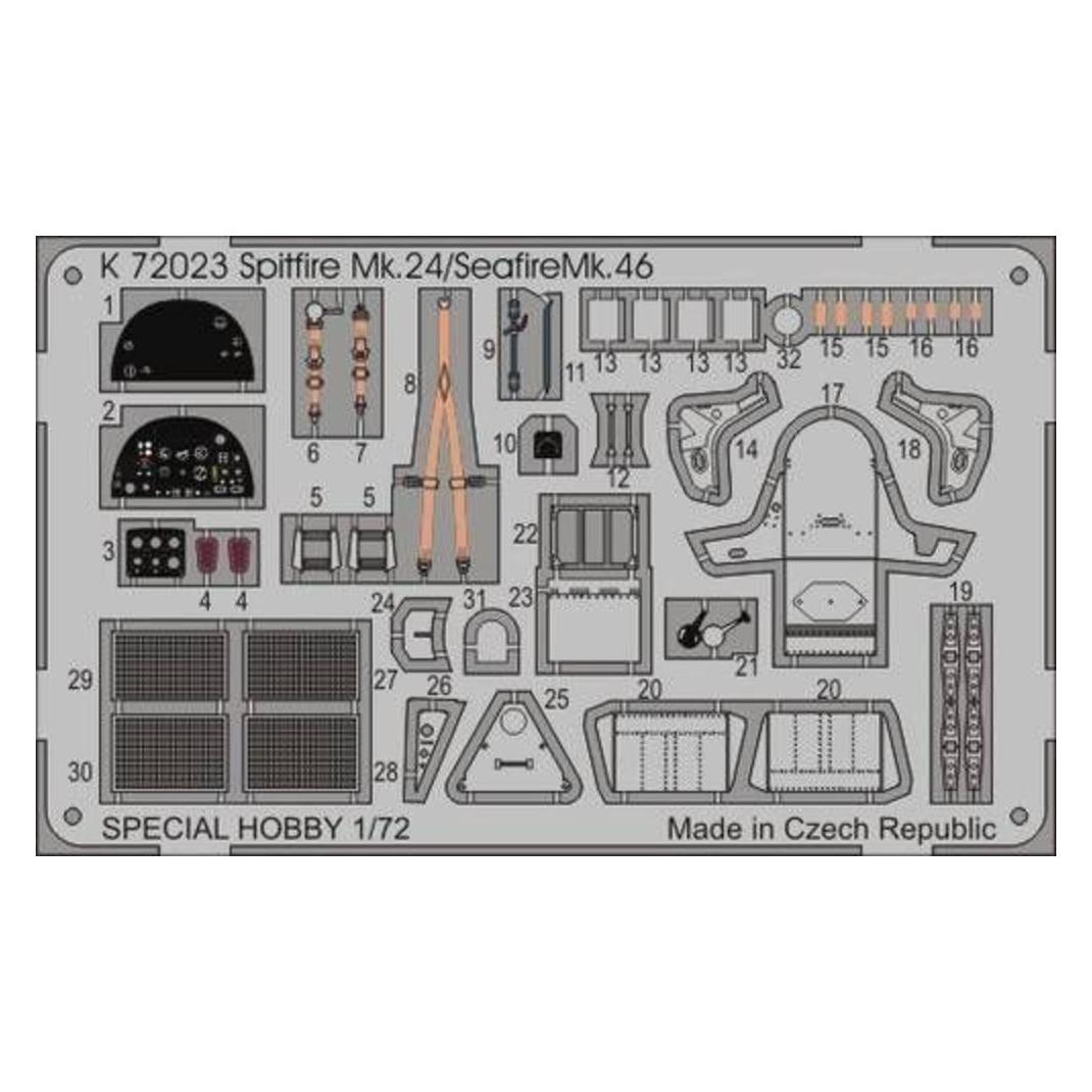MPM Spitfire Mk.24/Seafire Mk.46 (100-K72023)