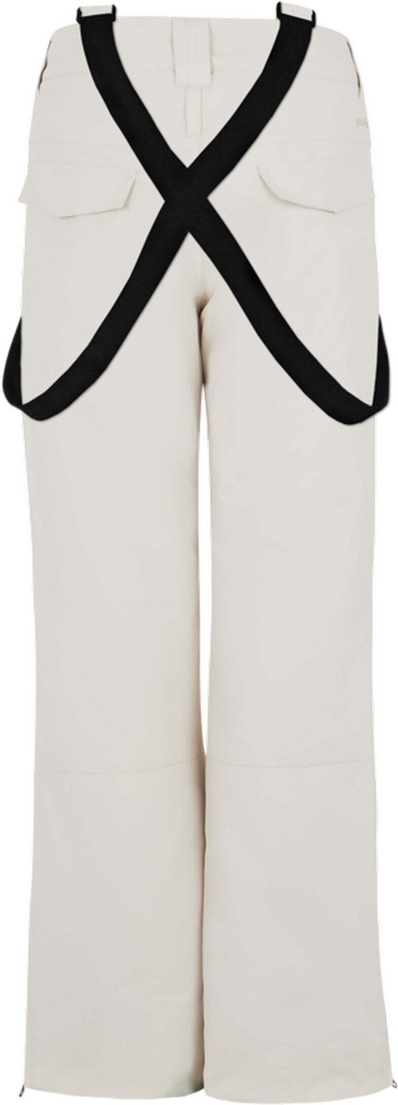 Schneehose PROTEST "Skihose SUNNY JR" Gr. 128, weiss (kitsanftes weiß), Hosen, 128, EURO, Obermaterial: 100% Polyester PES., Schneehose kitsanftes weiß 128, EURO