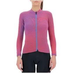 UYN Spectre Winter Overwear langarm Fahrrad-Trikot Damen pink galaxy XL