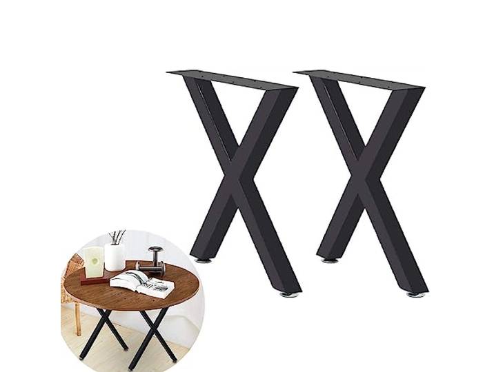 BVBFKSAA Metall-Möbelbein, Tischbeine aus Metall, Couchtischbeine, Bankbeine, 2er-Set