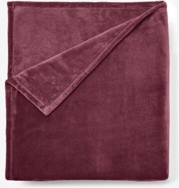BH Studio Microfleece Blanket by BH Studio in Eggplant (Size TWIN)