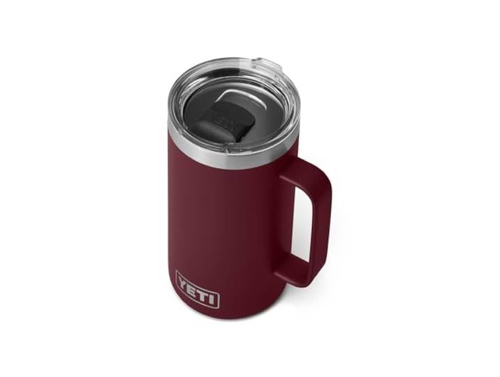 YETI Rambler Becher, vakuumisoliert, Edelstahl mit MagSlider-Deckel, 680 ml, Wild Vine Red