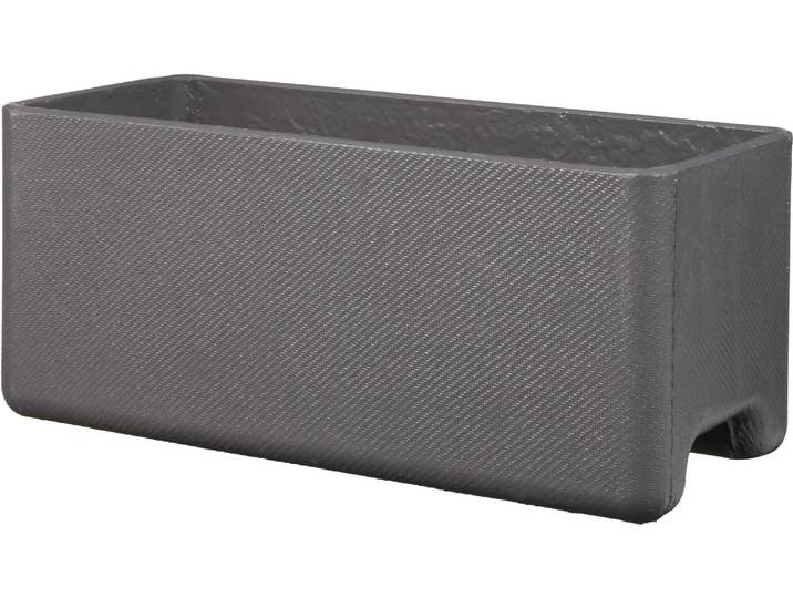 Eternit Blumenkiste Balconia Anthrazit 39 × 17 cm 8.2 l