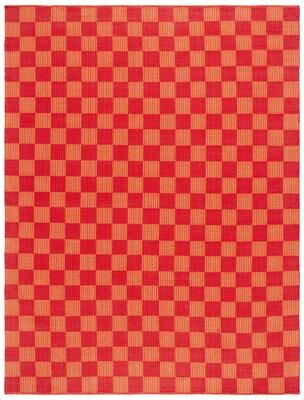SAFAVIEH Handmade Flatweave Striped Kilim Edeline Checkered Cotton Rug
