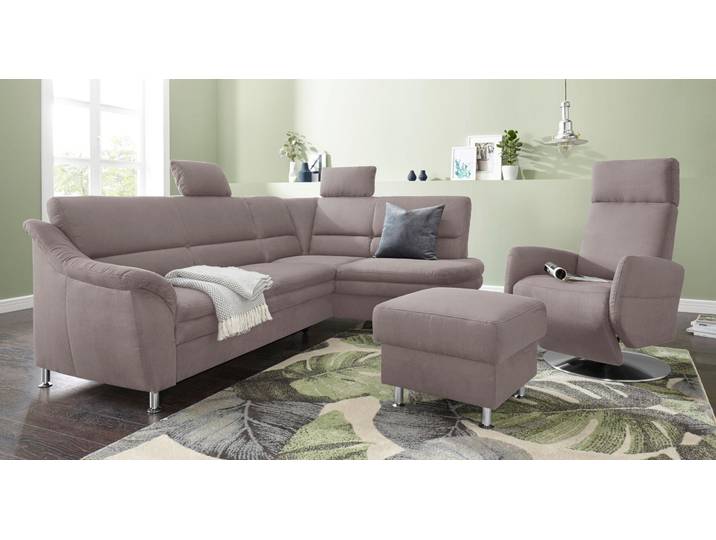 Sofa-Kopfstütze SIT & MORE Cardoso , grau (steel), B:50cm H:25cm T:12cm, Holzwerkstoff, Kopfstützen, Sofa-Kopfstütze