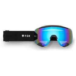 Fox, Herren, Sportbrille, Purevue Mirror MTB Goggle (Black, Schwarz/Blau, X-Mirror), Mehrfarbig, Blau, Schwarz