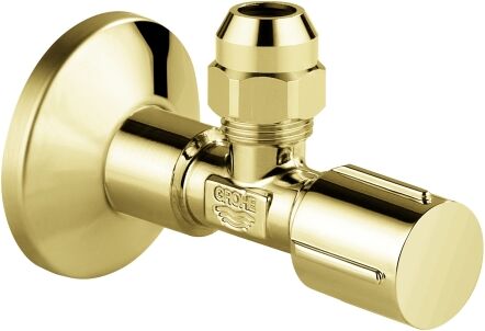 Grohe équerre match0 22039GL0 cool sunrise, DN 15, filetage de raccordement auto-obturant