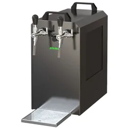 ich-zapfe STREAM 80K Zapfanlage Komplett-Set Bierkoffer 2-leitig mit Luftpumpe und John Guest Schläuchen (-6861)