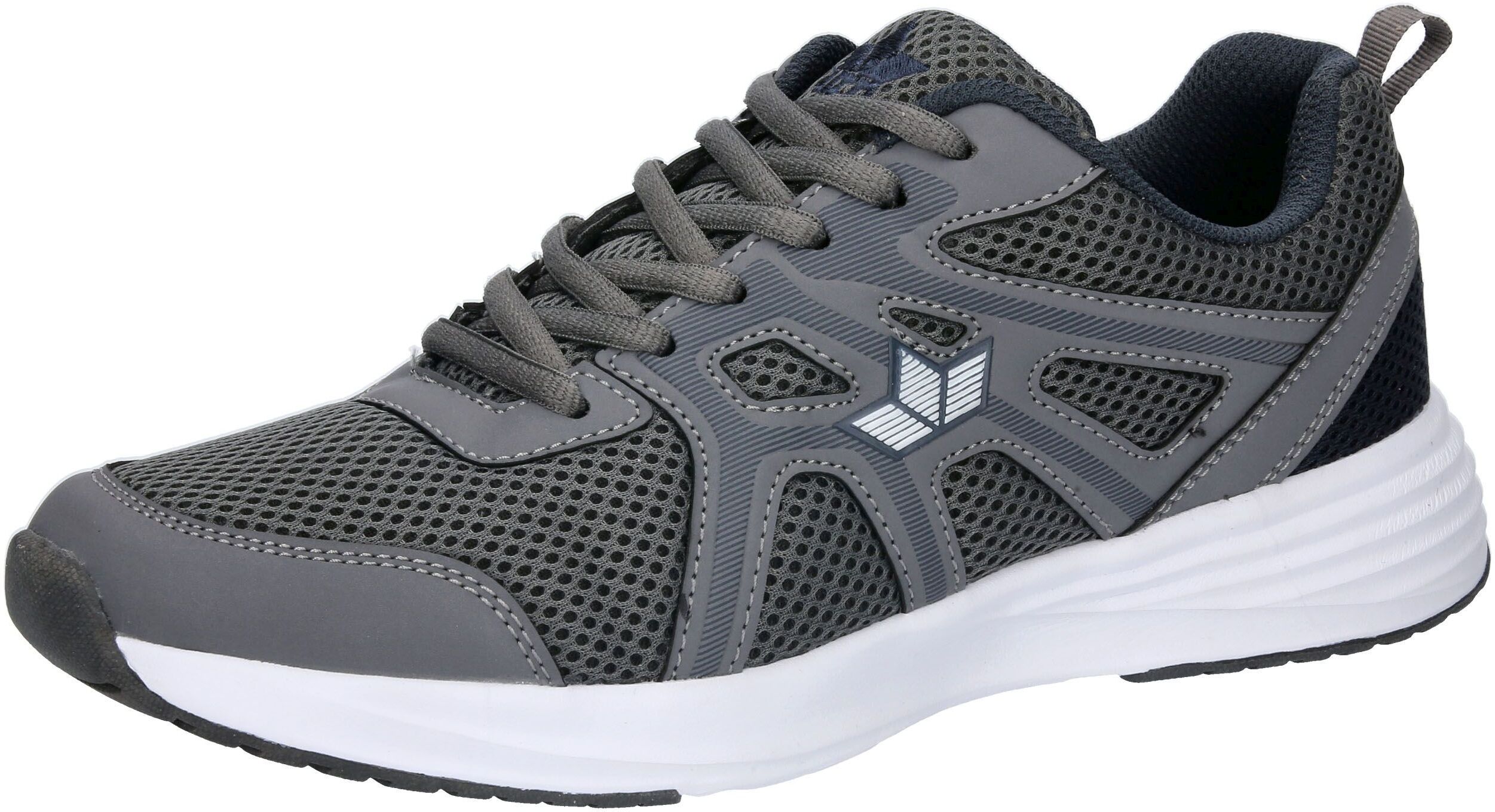 Laufschuh LICO "Joggingschuh Bounce", Herren, Gr. 36, Textil, grau, Synthetik, Schuhe Laufschuh