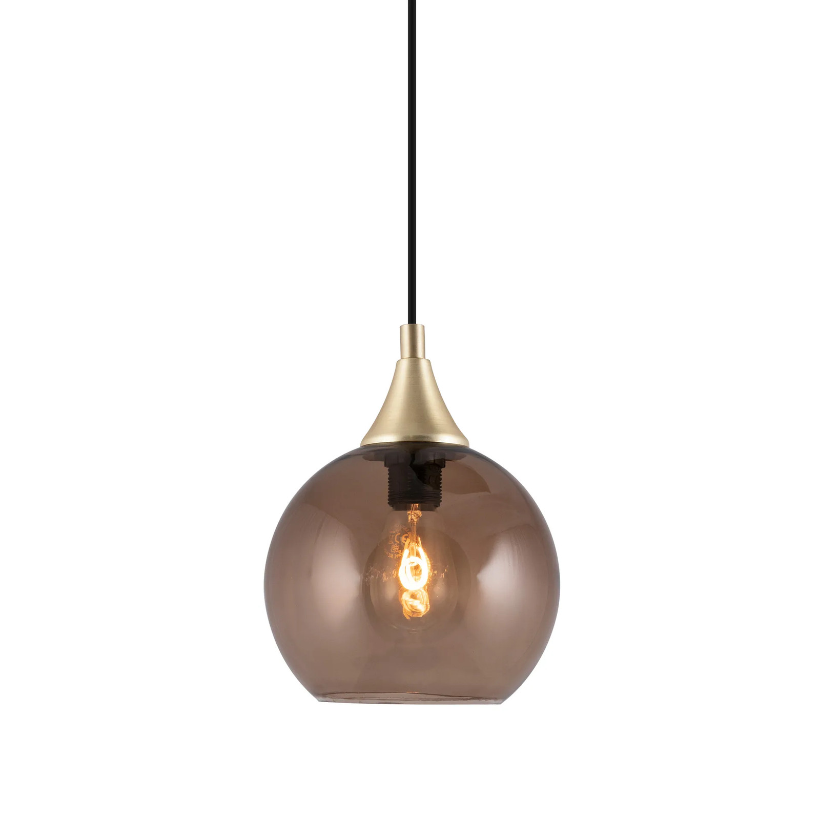 Globen Lighting Bowl hanglamp mini Bruin