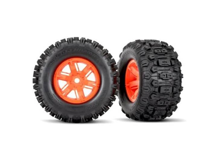 Traxxas 2 Räder X Maxx 8S Sledgehammer Oranges - 7774T