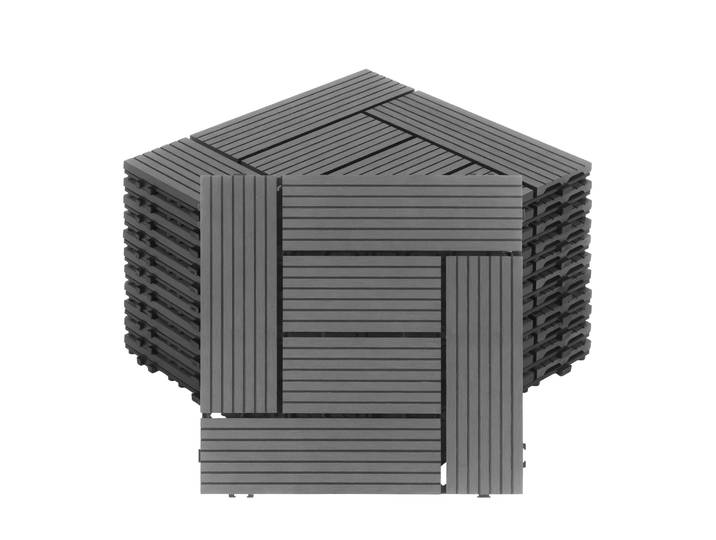 Bodenplatte FINIX 22er Set 30 x 30 cm anthrazit