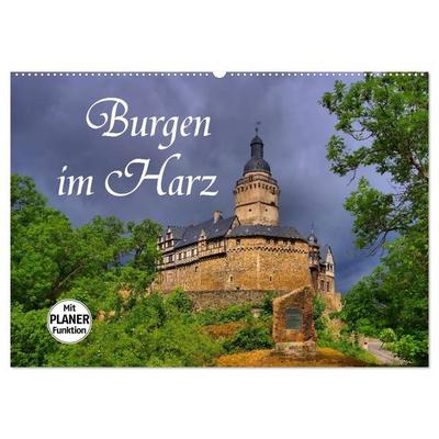 Burgen im Harz (Wandkalender 2026 DIN A2 quer), CALVENDO Monatskalender
