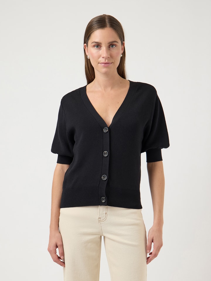 YAS Cardigan in Schwarz - L