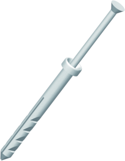 Weitzel Nageldübel 208 mit Senkkopf und Schraubnagel