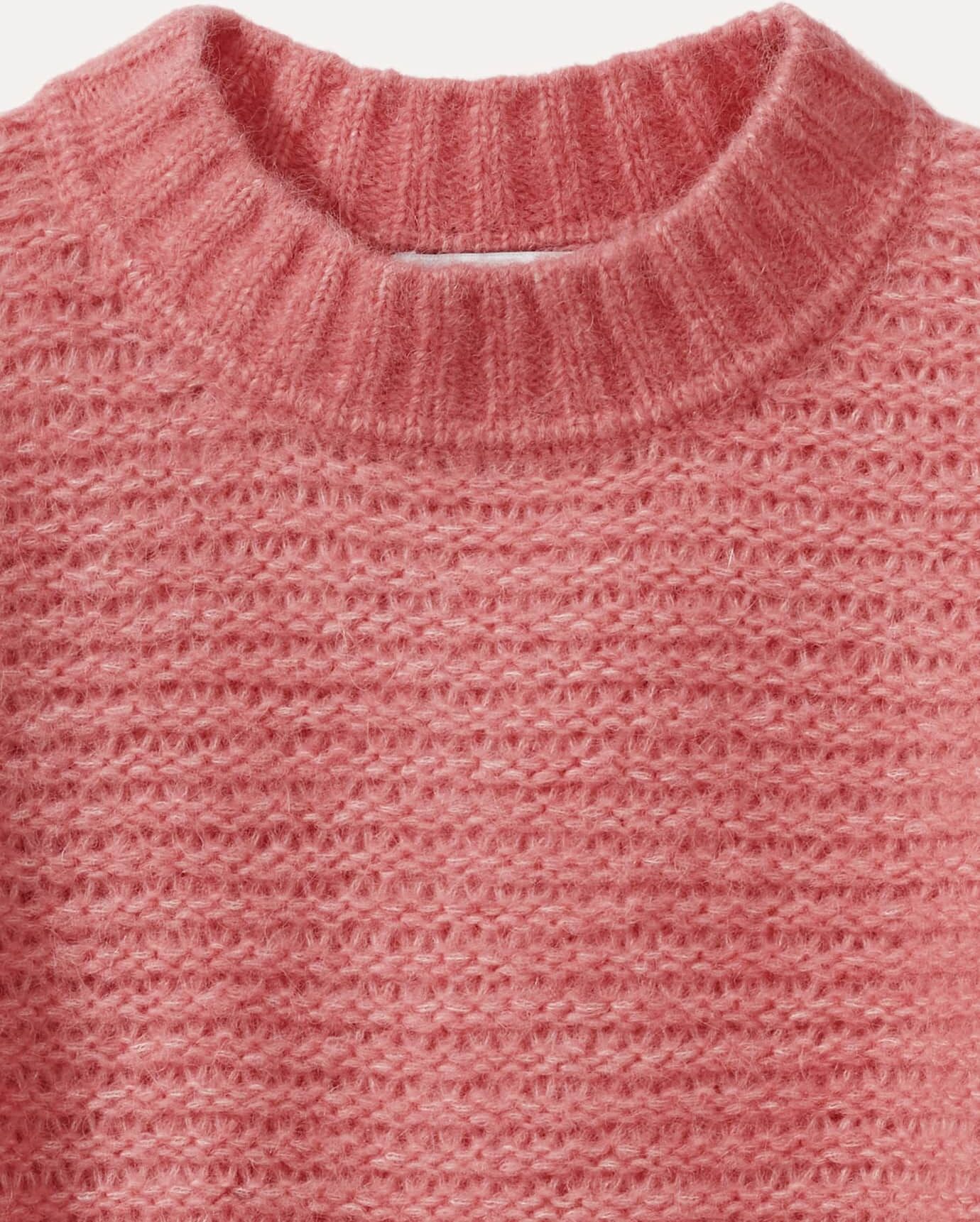 Walbusch KERO Alpaka-Pullover, noch offen: Größenlauf, Farbe Rosa, 46, aus der Strickmanufaktur KERO kuscheliges Alpaka Damen