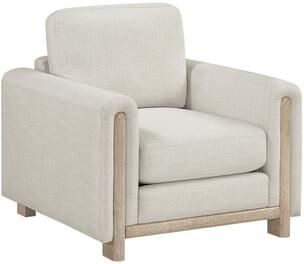 Fremont & Park "Kiva 37"" Textured Fabric Living Room Chair with Reversible Cushions"