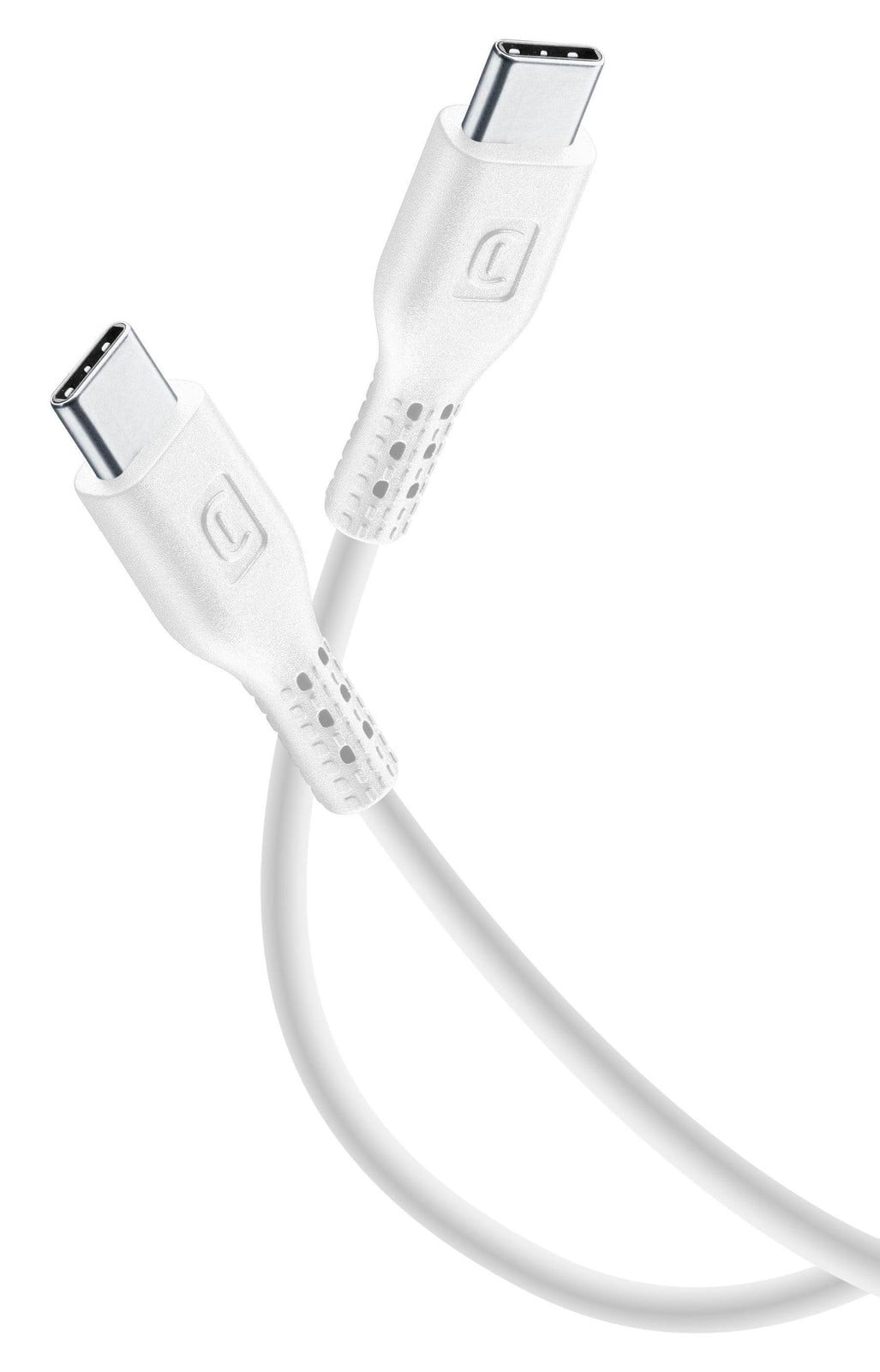 Cellularline USB-C naar USB-C kabel USBDATA06USBC2CW, wit, 0,6 meter