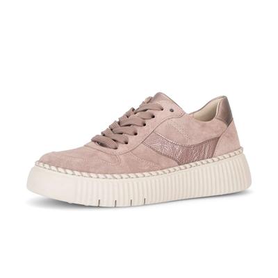 Sneaker GABOR "Sneaker low", Damen, Gr. 39, rosa, Schuhe Sneaker