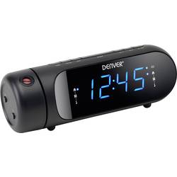 Denver CPR-700 Radiowecker UKW USB Weckfunktion, Akku-Ladefunktion Schwarz 111131000550