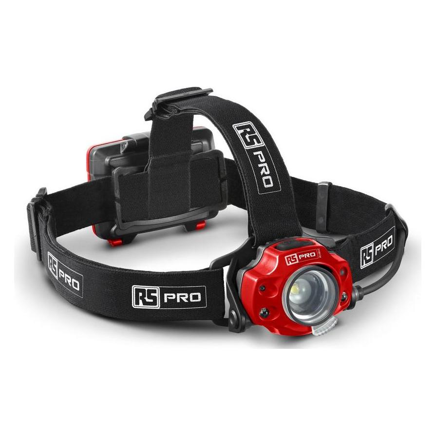 RS PRO LED Stirnlampe 575 lm, Li-Polymer Akku (575 lm) (2198134)
