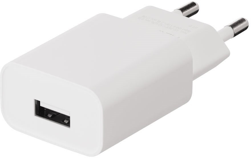 X2O Vægoplader m. 1x USB-A - 12W - Hvid