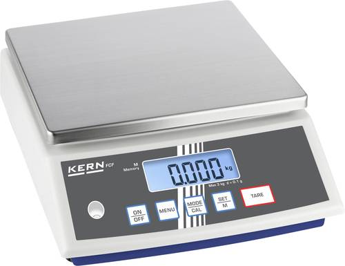 Kern Tischwaage FCF 30K-3 Wägebereich (max.) 30kg Ablesbarkeit 1g über Steckernetzteil Mehrfarbig