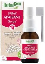 HerbalGem Spray Apaisant Gorge - Spray de 15 ml - Spray 15 ml