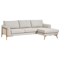 MAISON Ecksofa Amarillo Stoff Nature