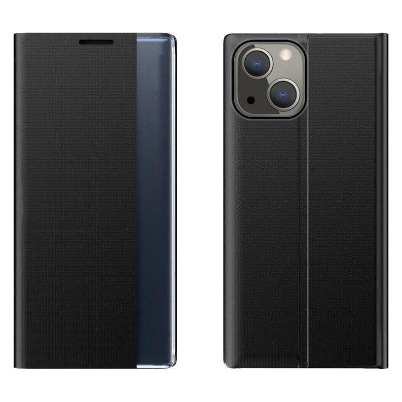 Hurtel Sleep Case Booktype Case Smart Schutzhülle Aufklappbare Hülle für iPhone 13 mini schwarz (Apple iPhone 13 mini) (1404978613)