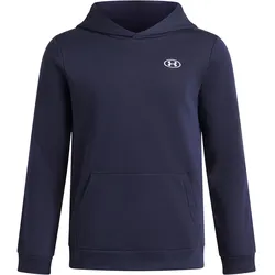 Under Armour RIVAL Hoodie Kinder | Gr. XL | blau - blau