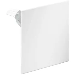 KAISER 9909.10 Steckdeckel mit Diagonalsteg, 130x130 mm RAL 9010 990910  - 10 Stück