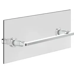 Gessi Inciso Handtuchhalter 300 mm, Montage an Glaswand, 58613031, Farbe: Chrom