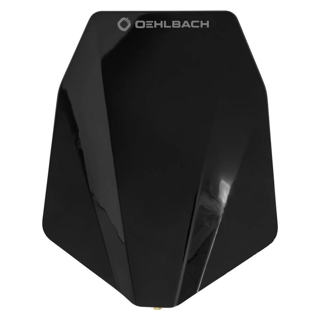 Oehlbach Aktive DVB-T/T2 Flachantenne Aussenbereich Schwarz (Flachantenne) (D1C17238)