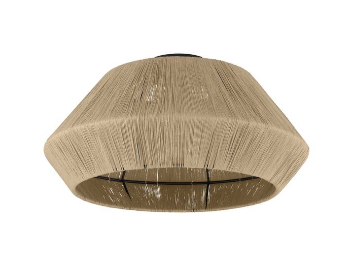 Eglo Deckenlampe Alderney Schwarz Stahl B 48 cm