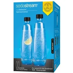 SodaStream,  Glaskaraffe Twinpack, DUO, 2x1Liter