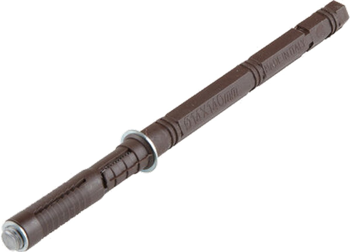 Blinde plankdrager Italiana Ferramenta bruin 140 x 14 mm inclusief plug