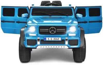 Costway 12V Licensed Mercedes-Benz Kids Ride On Car-Navy