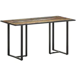 vidaXL, Esstisch, Sameldorf (Recyceltes Massivholz) (140 x 70 x 76 cm)