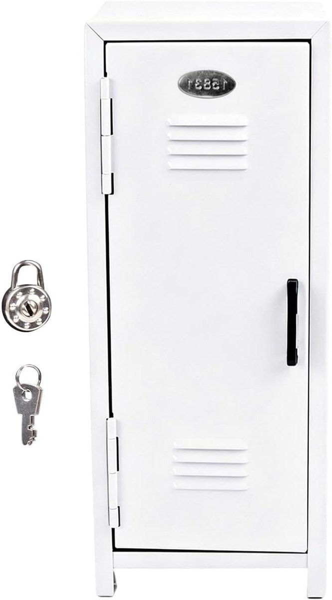 Mini Opbergkast Kleine Kluis Organizer met Slot en Sleutel