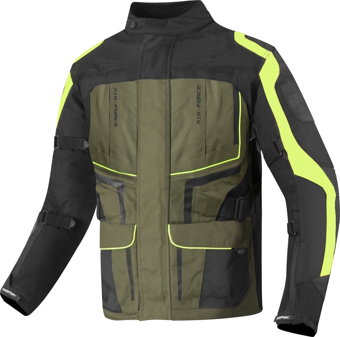 Berik Safari wasserdichte 3in1 Motorrad Textiljacke NJ-173309-BK-114-54