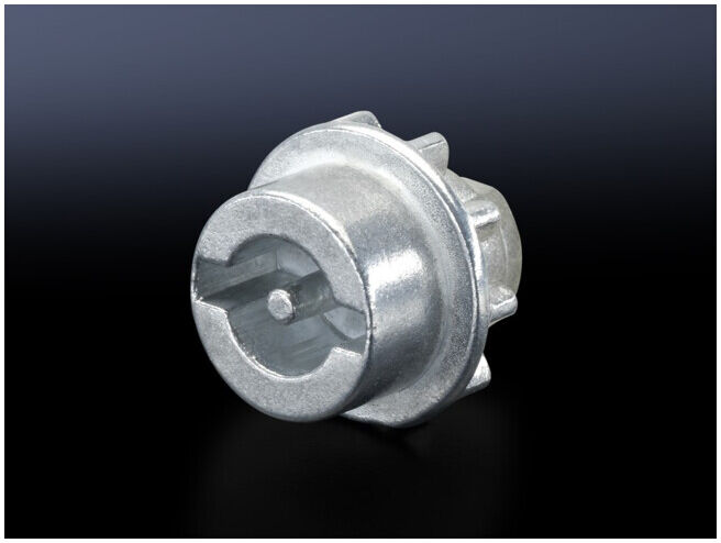 RITTAL Insert de fermeture à double panneton TS 8611.160 3 mm en zinc moulé sous pression (8611160)