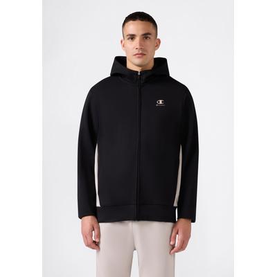 Sweatjacke CHAMPION, Herren, Gr. XL, nbk, inb, Obermaterial: 75% Baumwolle, 25% Polyester, unifarben, Sweatjacken Sweatjacke, mit Kapuze, formstabile Optik, aus Baumwollmischung