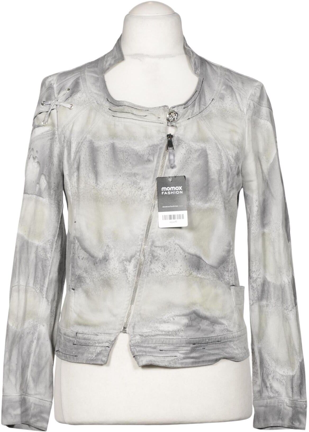 Elisa Cavaletti Damen Blazer, Grau, Gr. M, Baumwolle / Elasthan - Second Hand